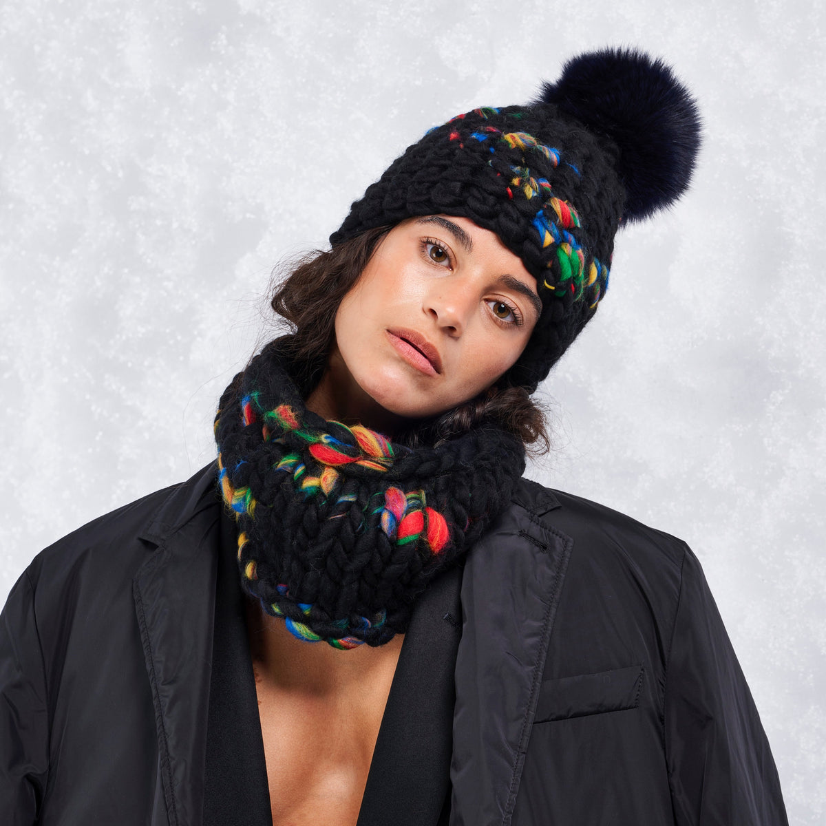 dark lego small snood – Mischa Lampert