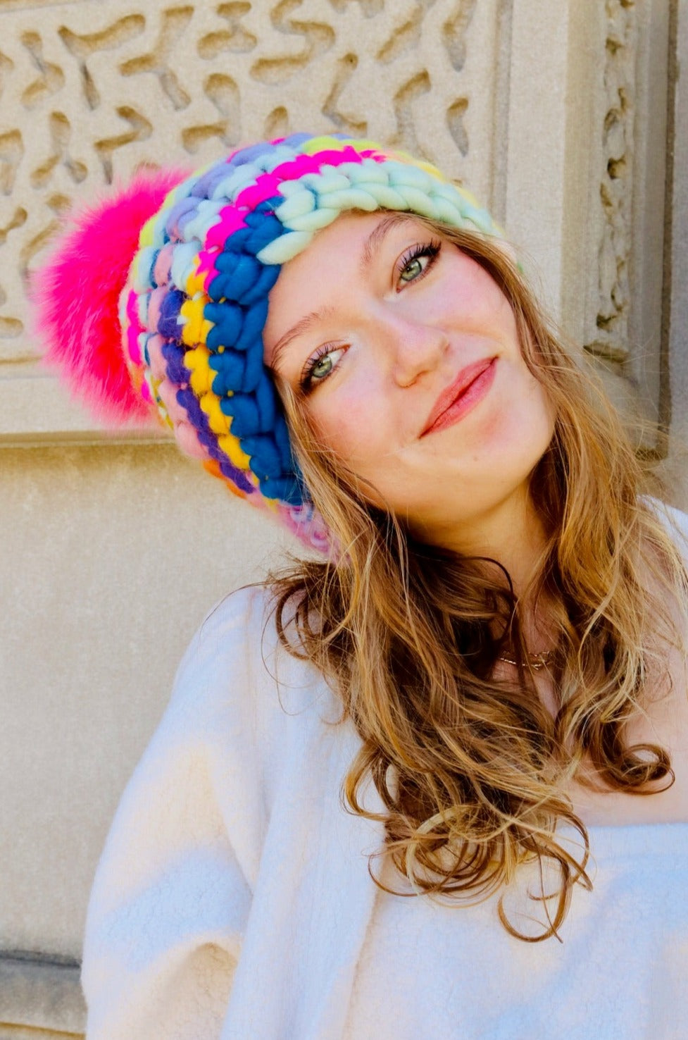 pattern beanies – Mischa Lampert