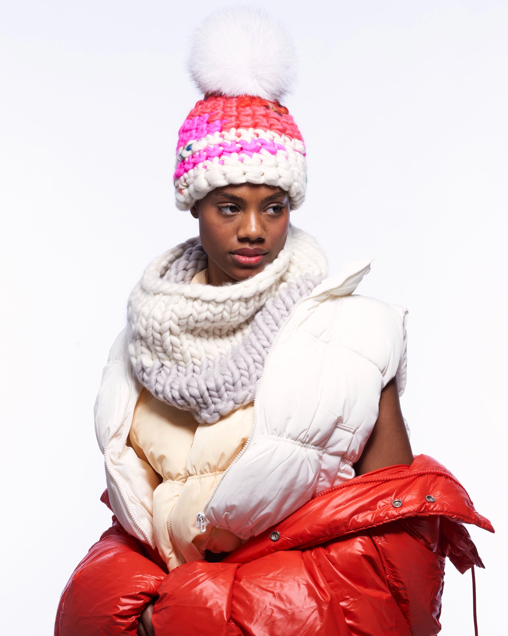 Stripe + Scrambles Beanies – Mischa Lampert