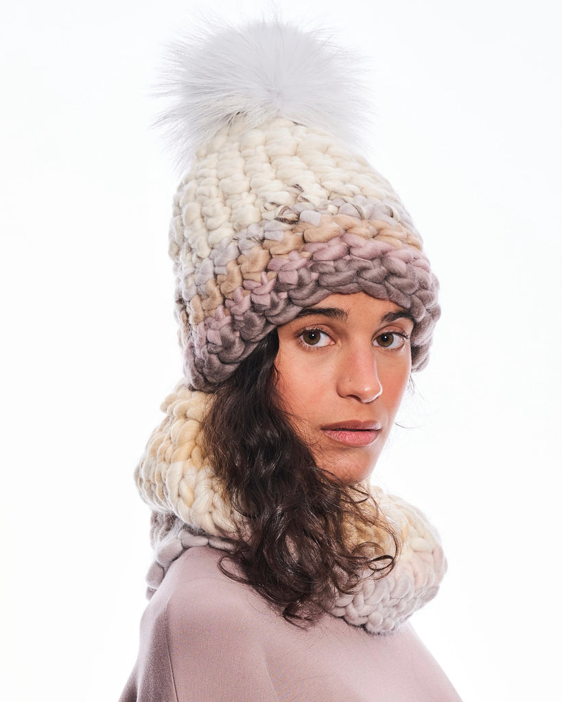 stripe + scramble beanies – Mischa Lampert