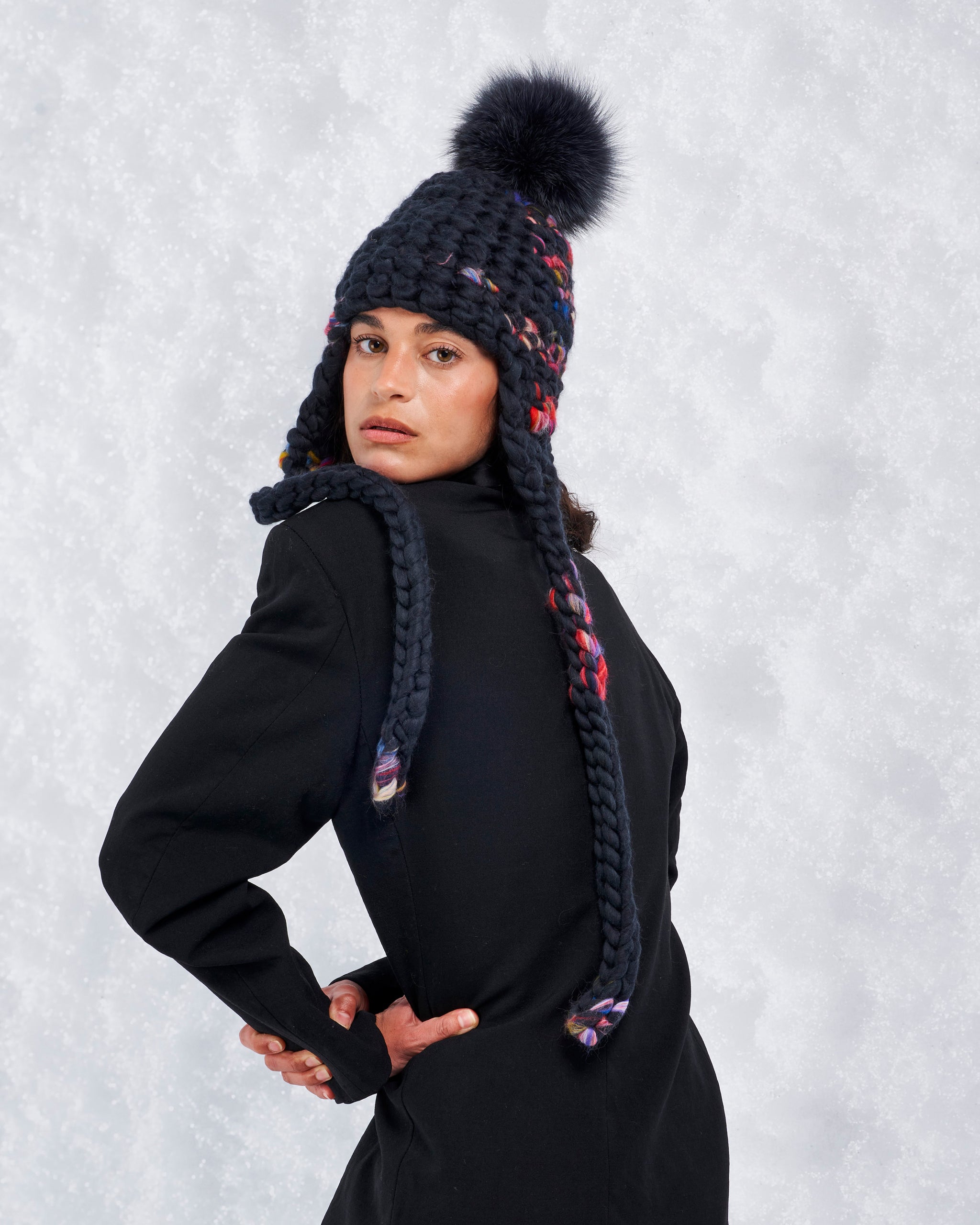 Mischa Lampert Nolita Hat White/Black Blend Mischa Lampert (@mischalampertofficial) · New York City, NY  main image 4